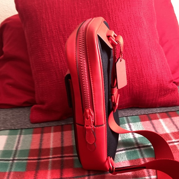 Coach Track Pack—Bright Poppy - Picture 5 of 6